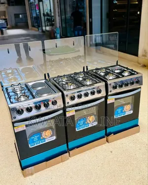 Saachi 3 Gas + 1 Electric Cooker With Gas Oven (60x60cm)