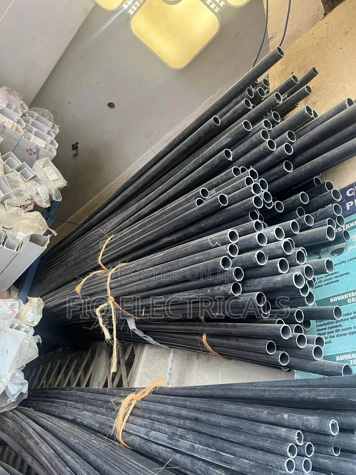 Heavy Duty Black Pipes 4mm 25mm Electric