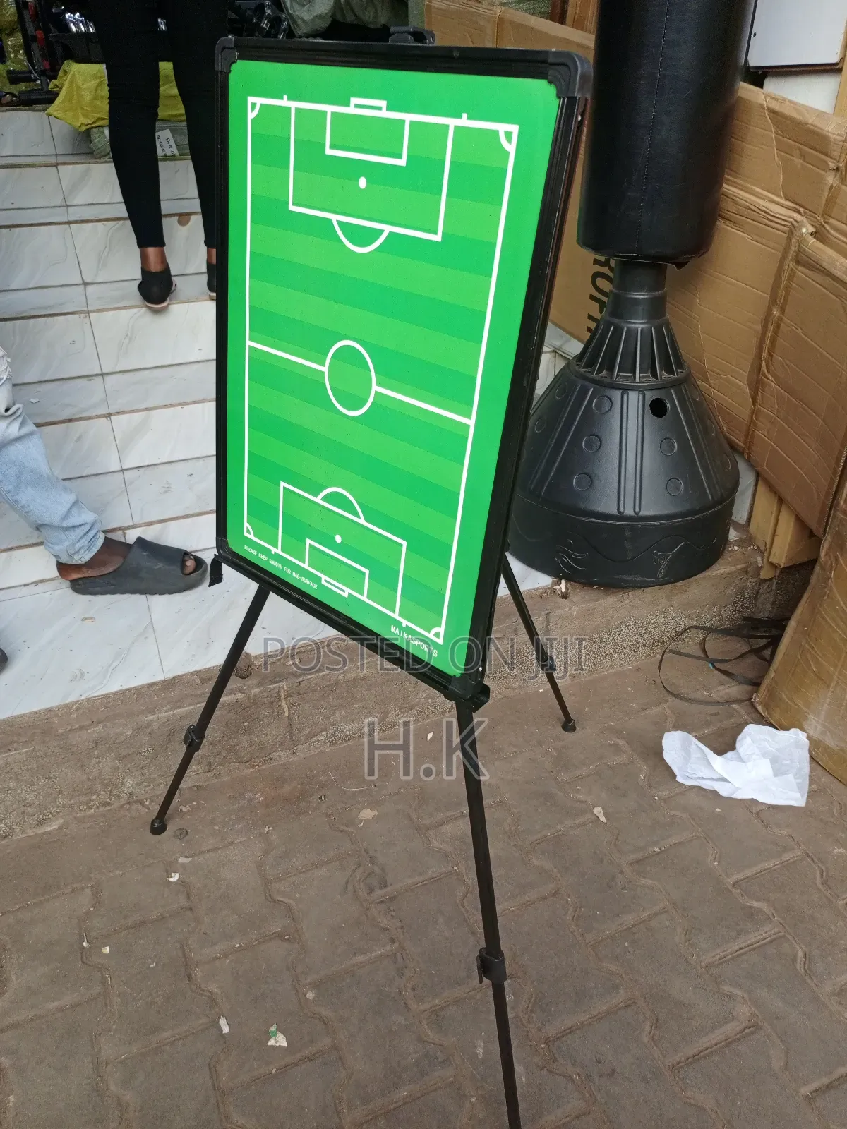 Portable Magnetic Football (Soccer) Coaching Board + Stand