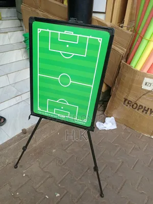 Portable Magnetic Football (Soccer) Coaching Board + Stand