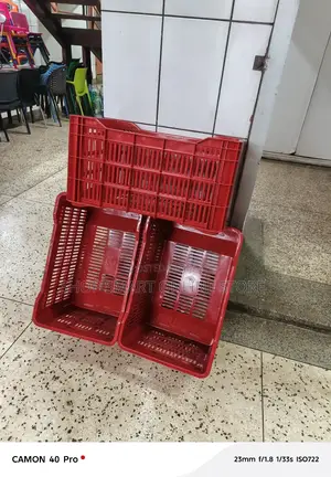 Plastic Crates Plastic Crates Red Vegetables Organizer