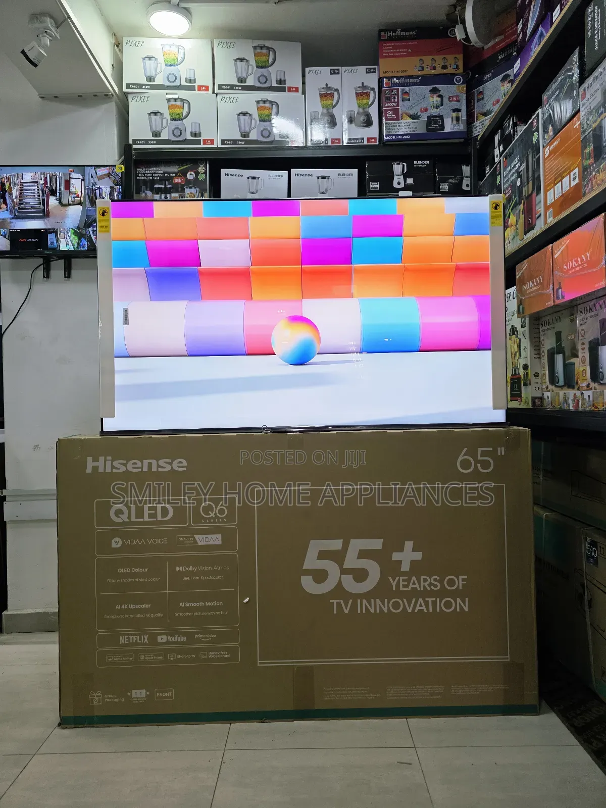 20% Discount Sales on Qled4k Hisense 65inches Quantum Dot Tv