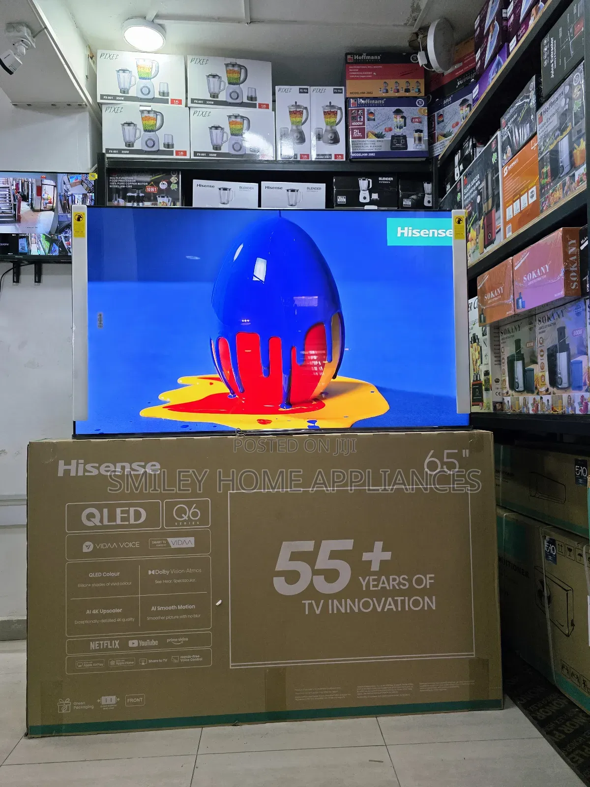Brand New Hisense 65inches Qled4k Tv With 3year Warranty