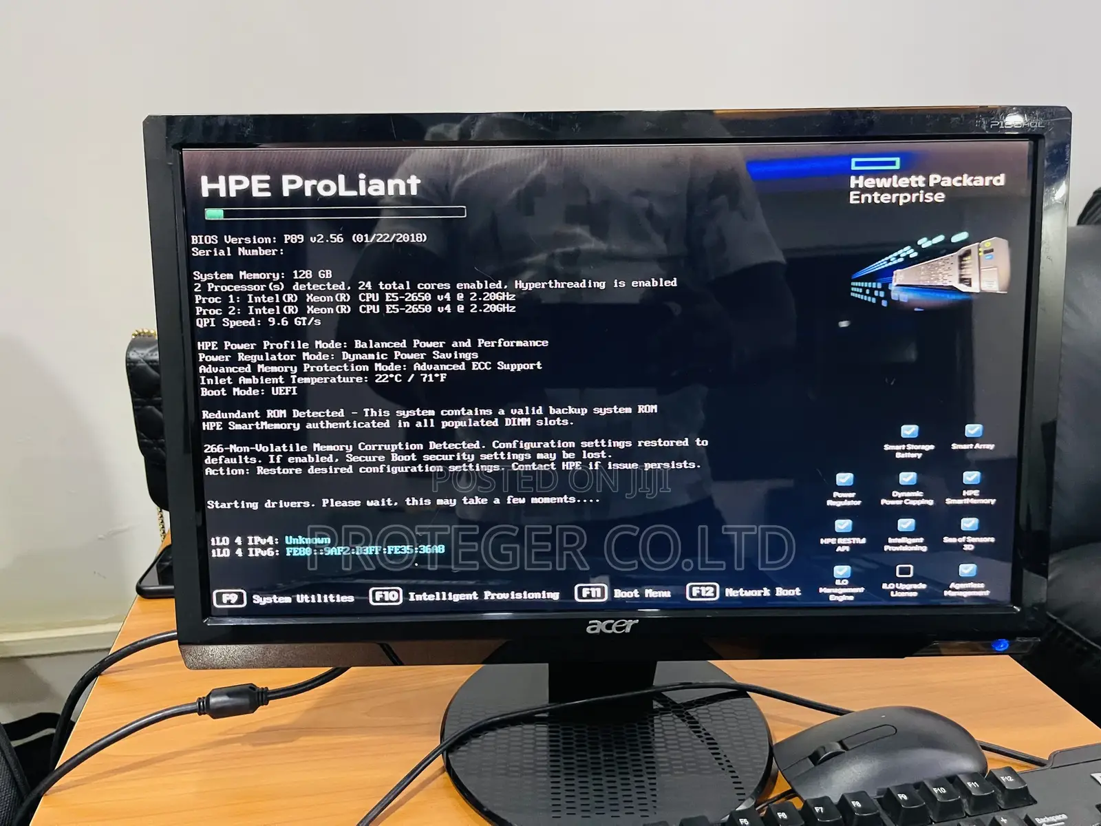 Server HP ProLiant DL380 Gen9 128GB Intel Xeon HDD+SSD 500GB