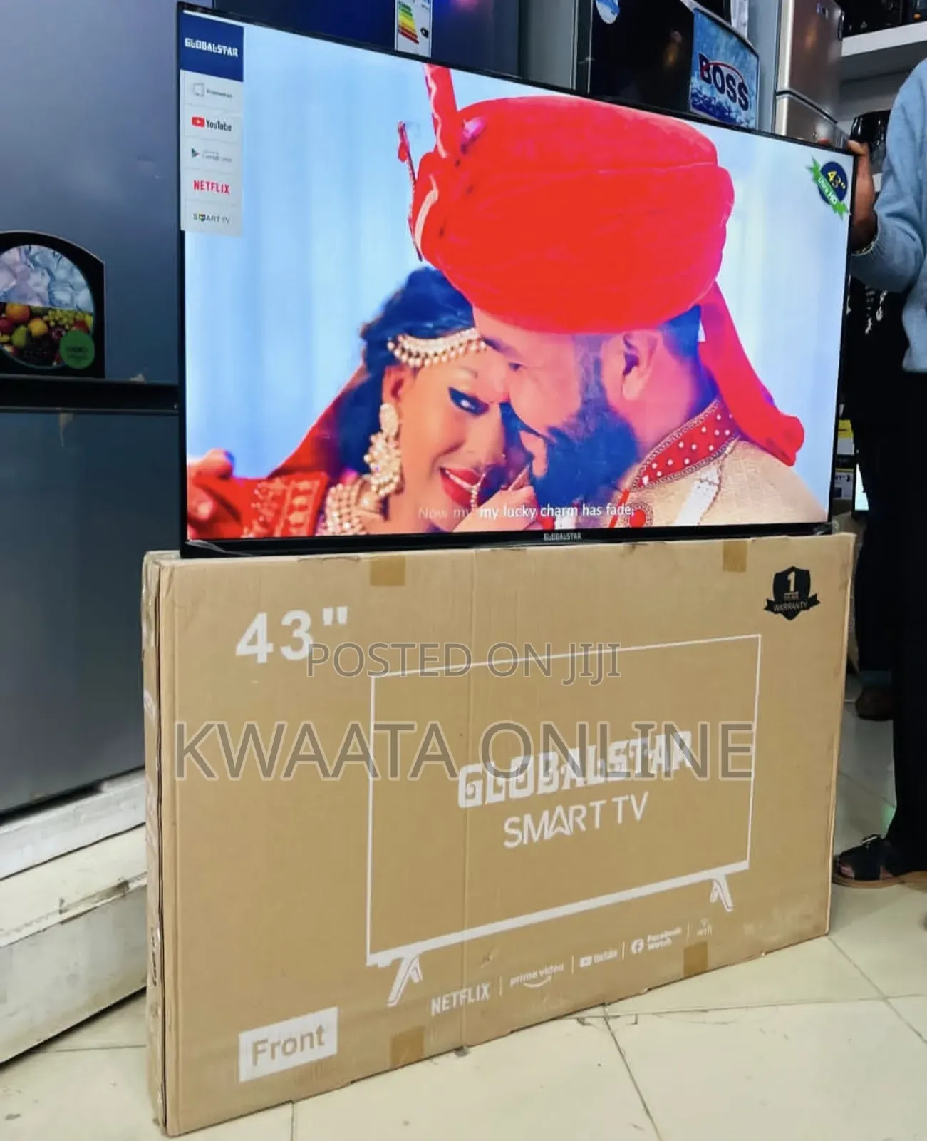 Globalstar Frameless Digital, Smart Tv-Inbuilt Free to Air