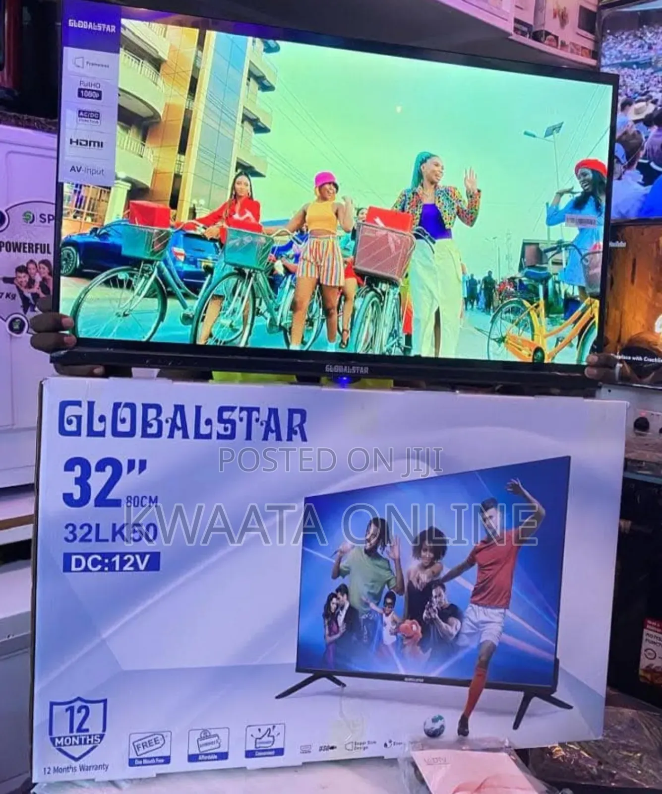 Globalstar Frameless Digital, Smart Tv-Inbuilt Free to Air