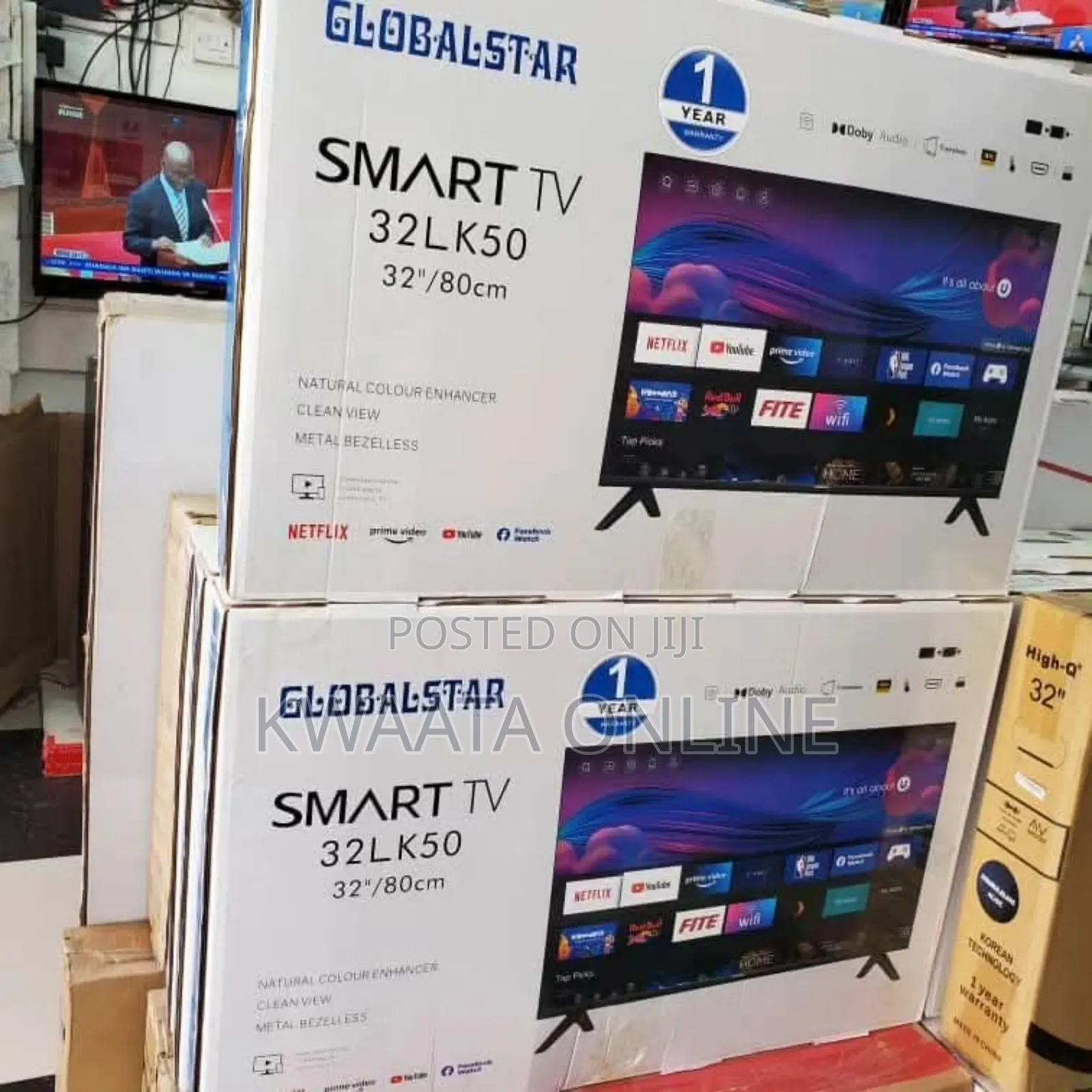 Globalstar Frameless Digital, Smart Tv-Inbuilt Free to Air