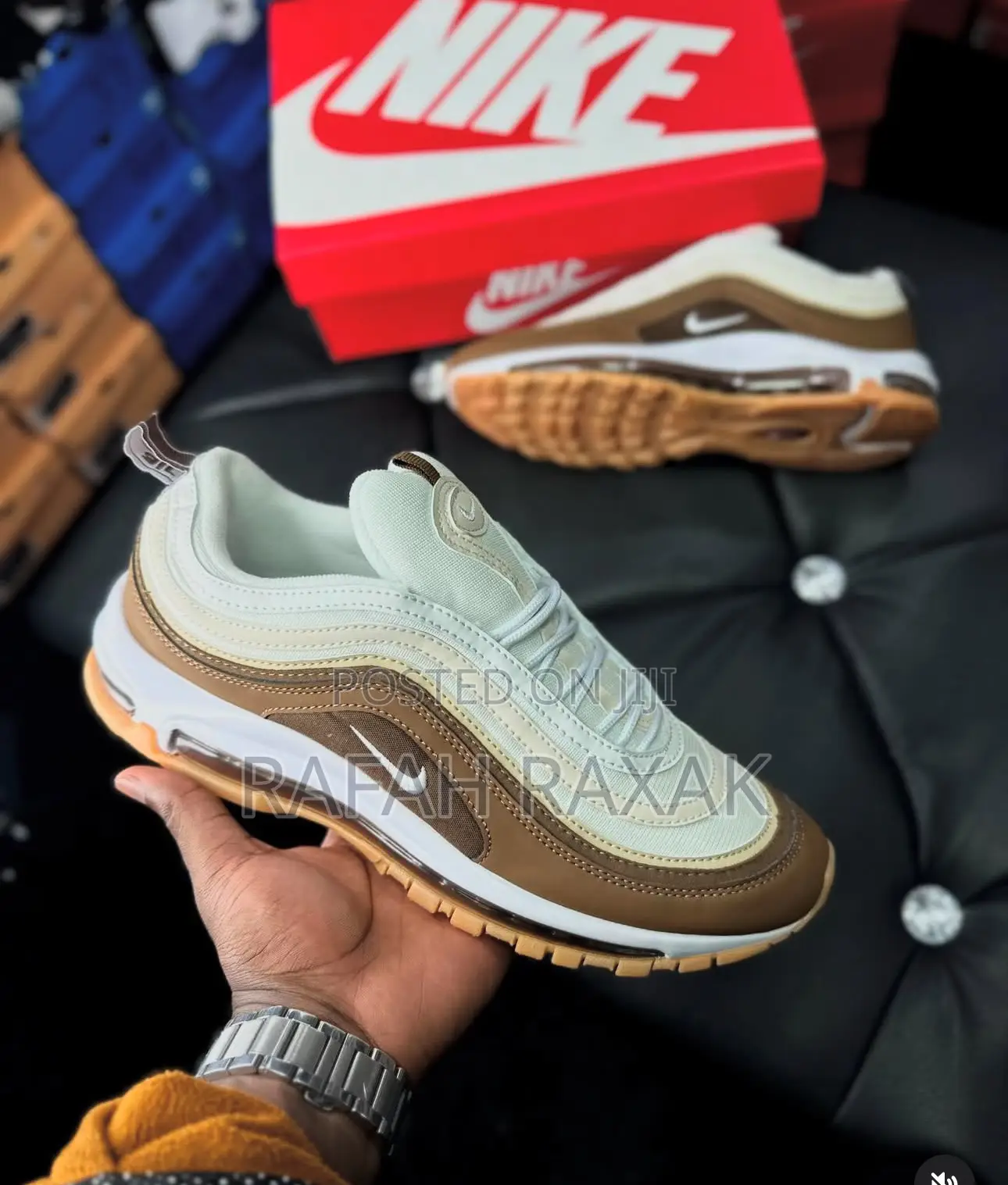 Original Nike Air Max 97 “Muslin Pink Foam” Sneakers