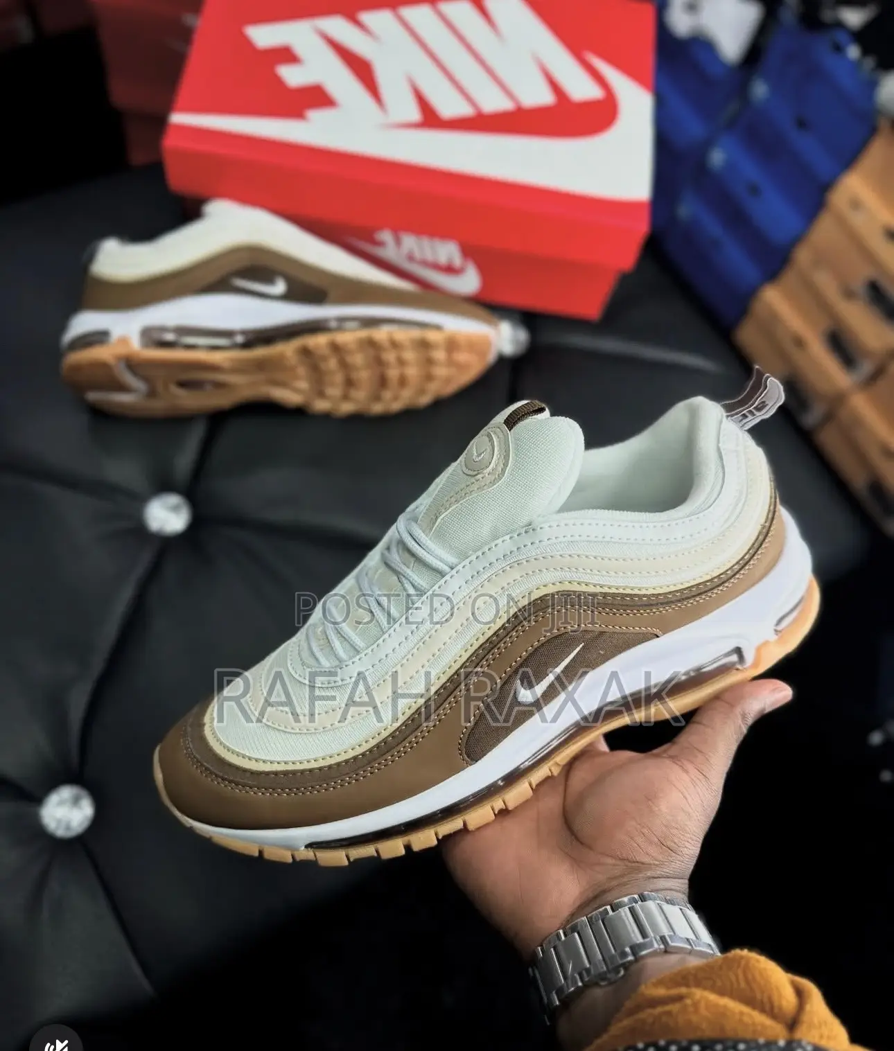 Original Nike Air Max 97 “Muslin Pink Foam” Sneakers