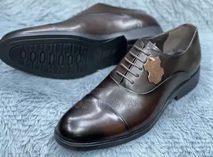 Men’S Classic Dark Tan Clarks Gentle Oxford Leather Shoes