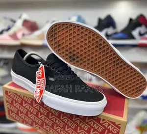 Photo - Original Black/White Vans Off The Wall Sneakers