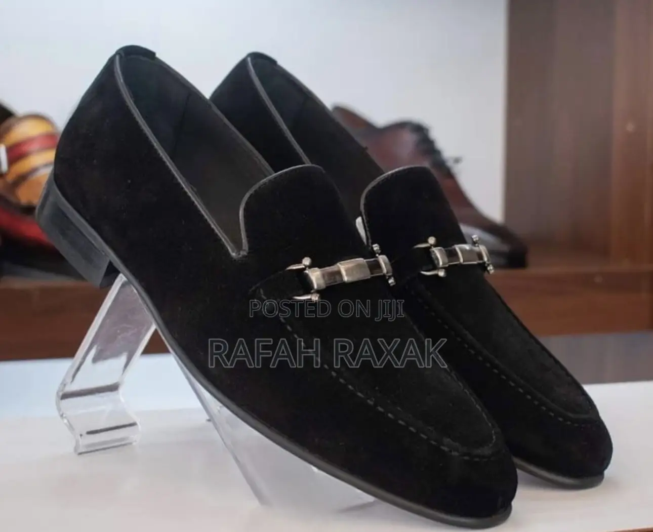 Original Men’S Super Classic Black Suede Loafers