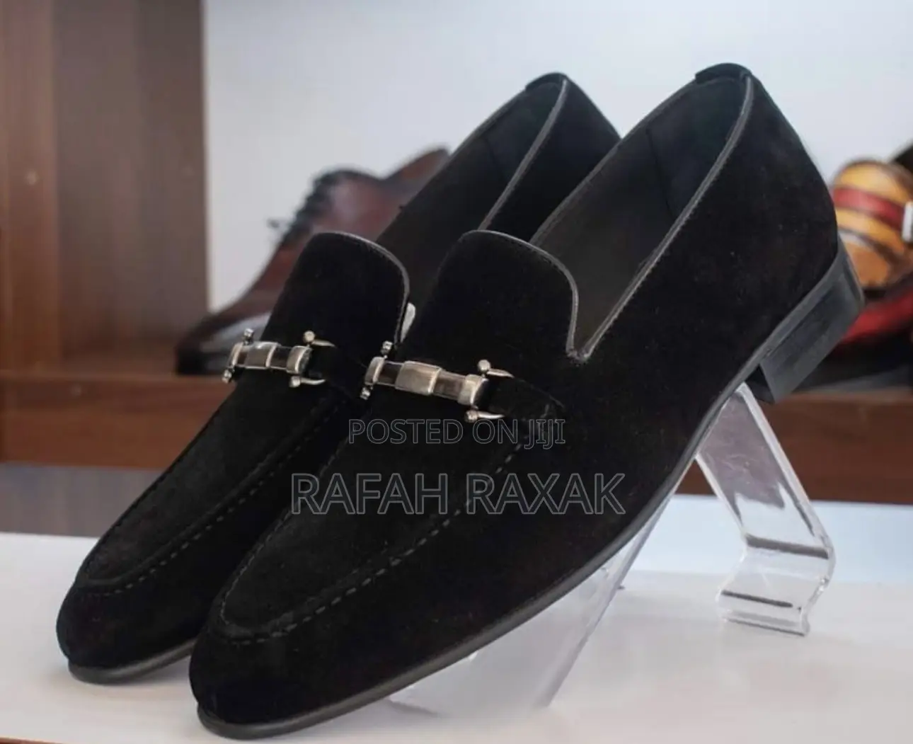 Original Men’S Super Classic Black Suede Loafers