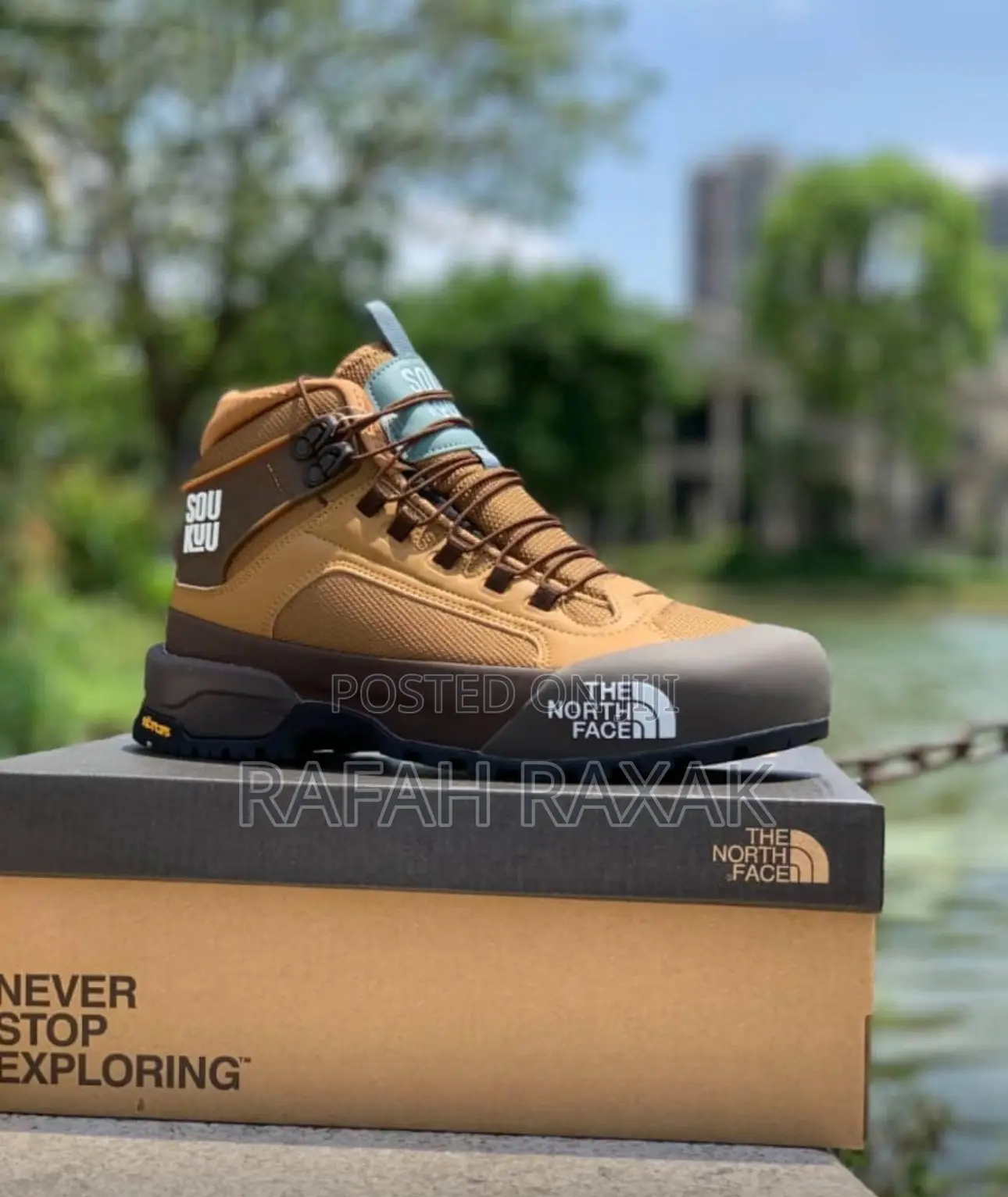 Original Brown The North Face Soukuu Glenclyffe Sneaker Boot