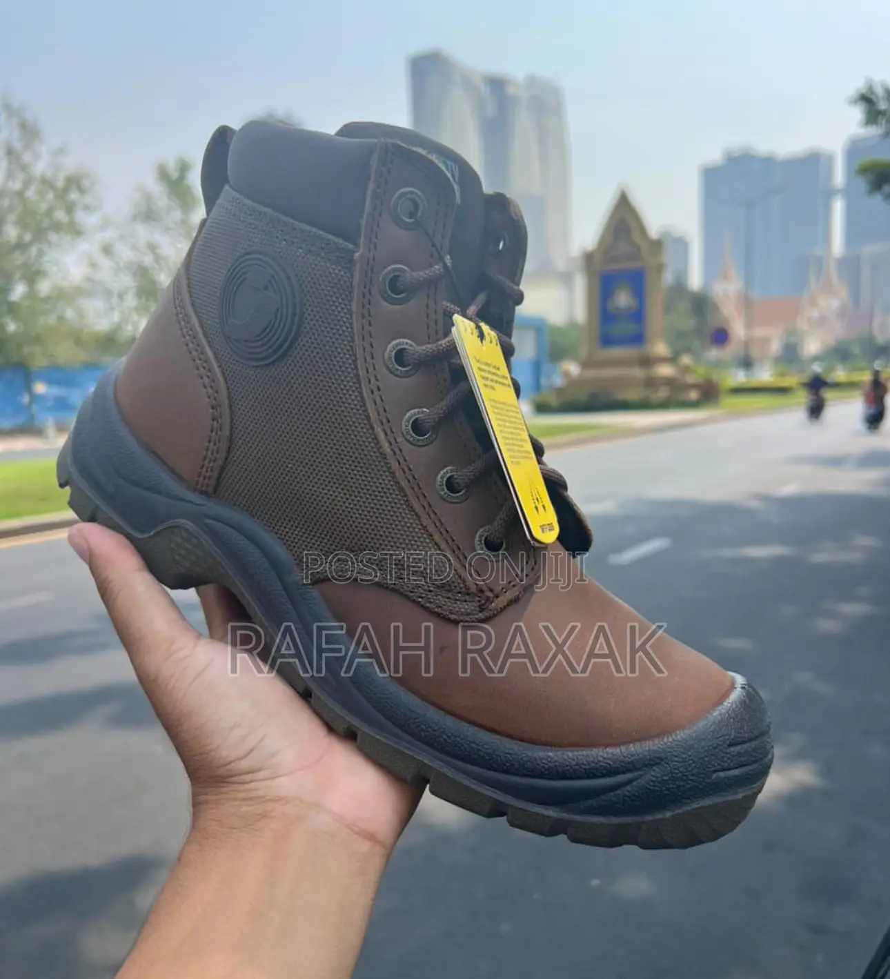 Men’S Classic Brown Safety Joggers Dakar S3 Safety Boots