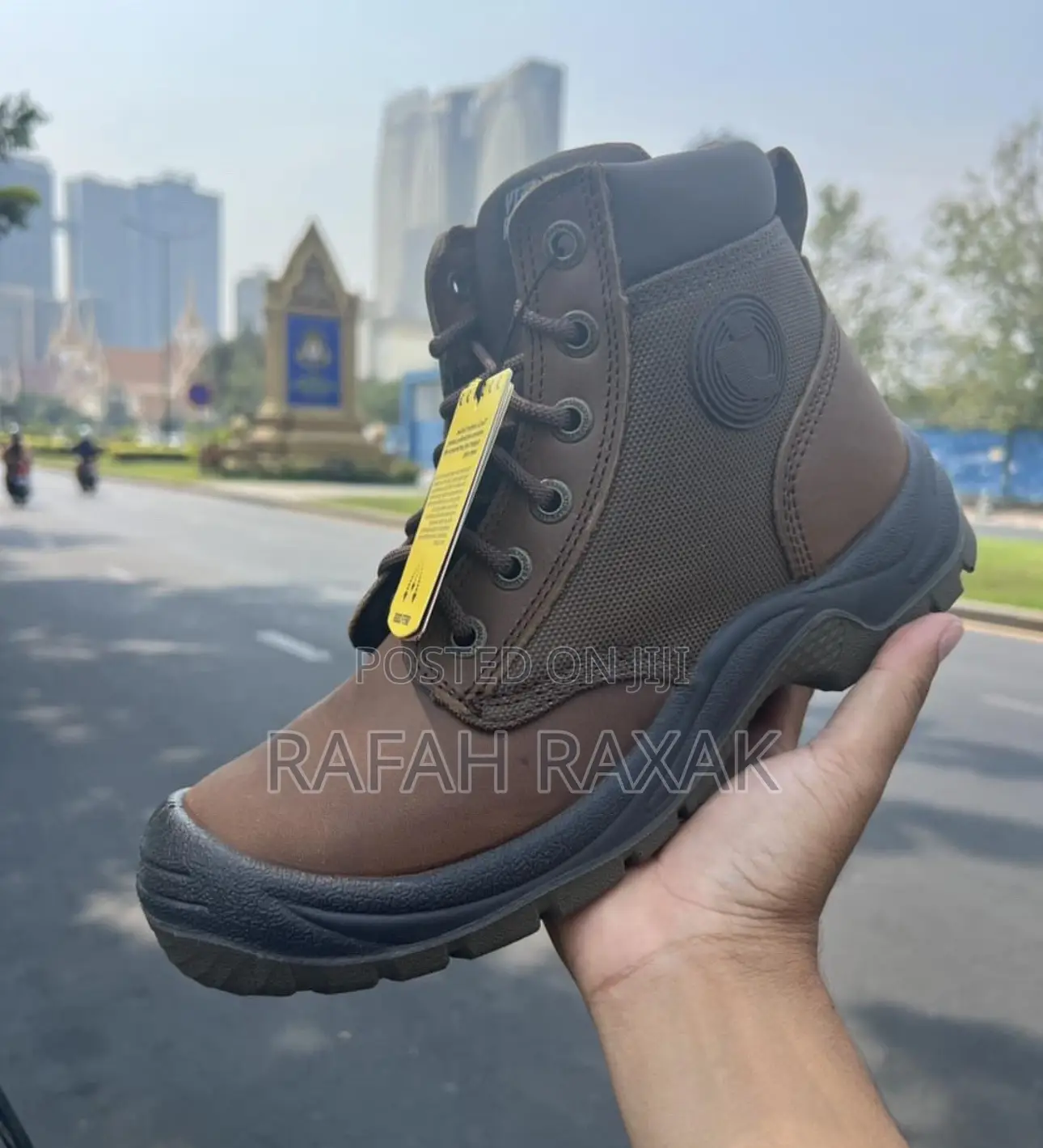 Men’S Classic Brown Safety Joggers Dakar S3 Safety Boots