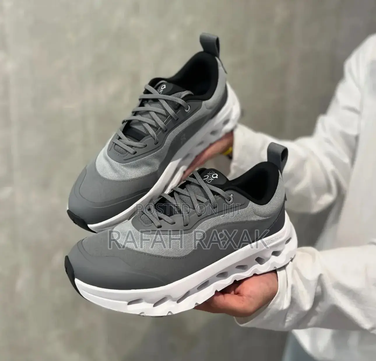 Original Grey/White Men’S Cloudtilt Leowe Running Trainers