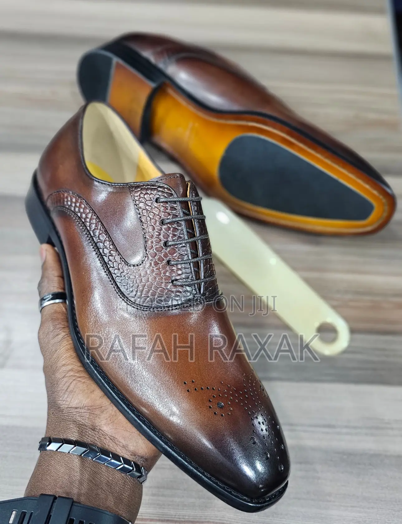 Original Men’S Brown Clarks Formal/Gentle Oxford Shoes