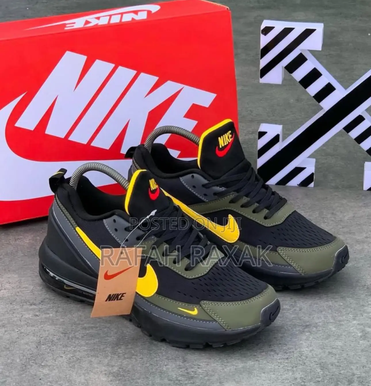 Original Black/Green Nike Air Max 270 “Pulse” Sneakers