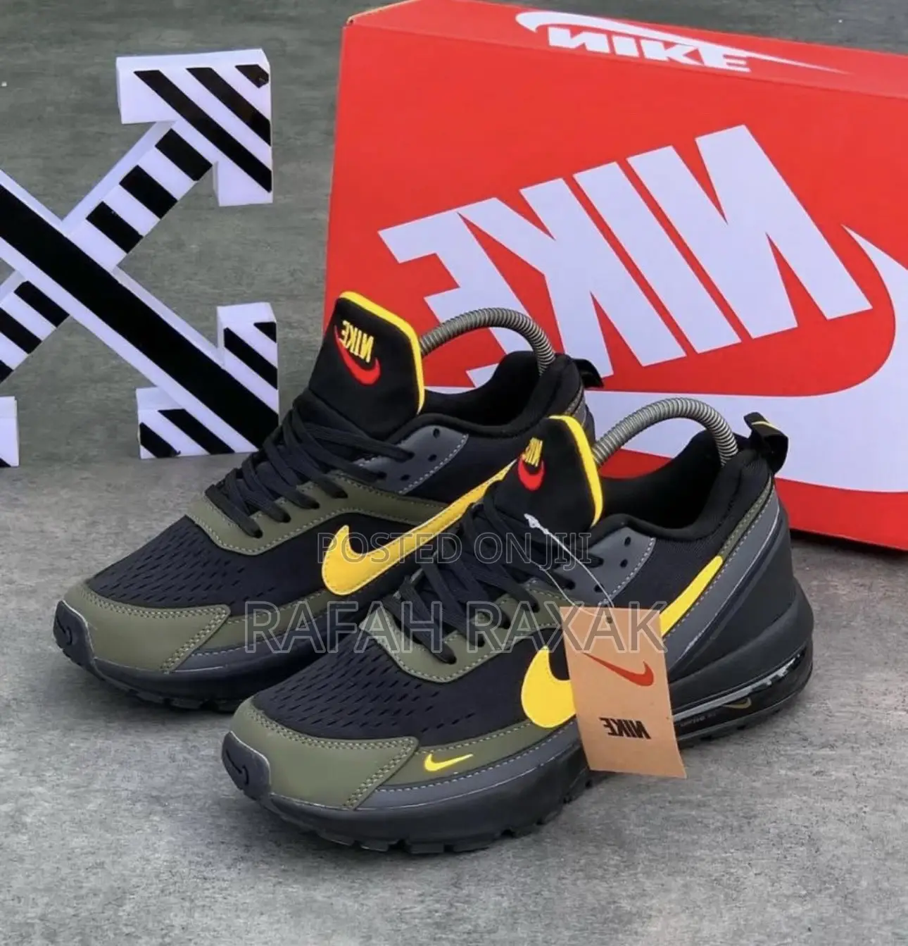Original Black/Green Nike Air Max 270 “Pulse” Sneakers