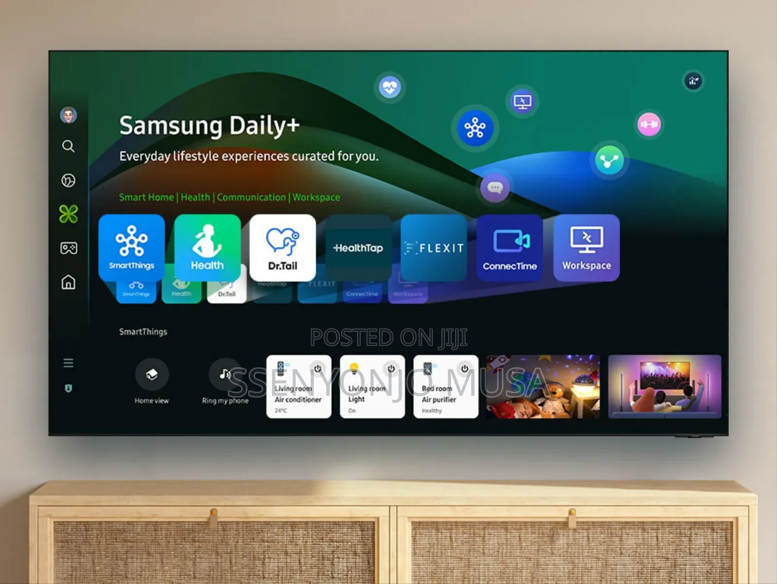 Samsung 50" Crystal Uhd Smart Tv Du7000 With 3-Side -
