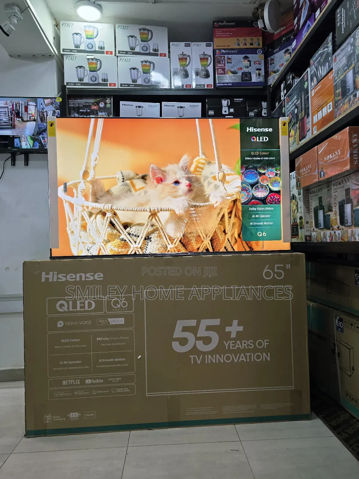 New Edition 2025 Hisense Q6series Qled- Vidaa Tv at Discount