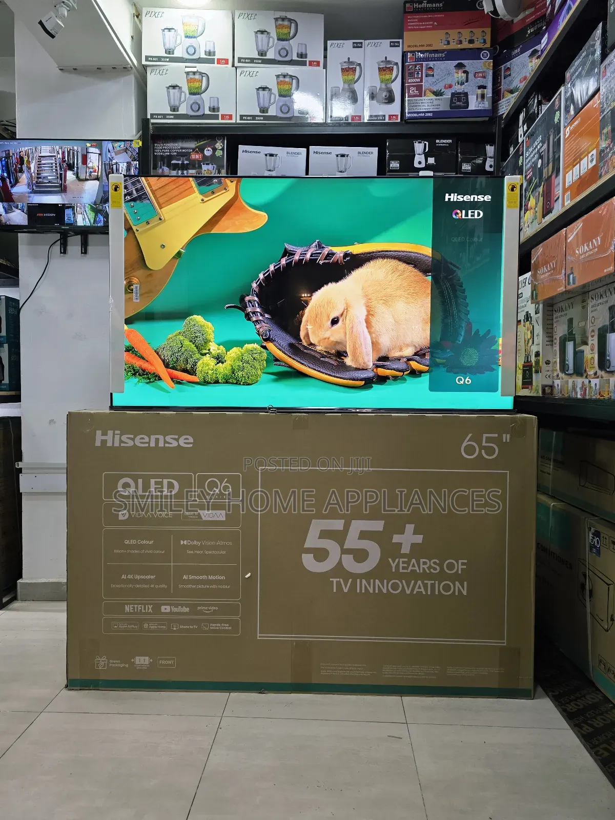 New Edition 2025 Hisense Q6series Qled- Vidaa Tv at Discount