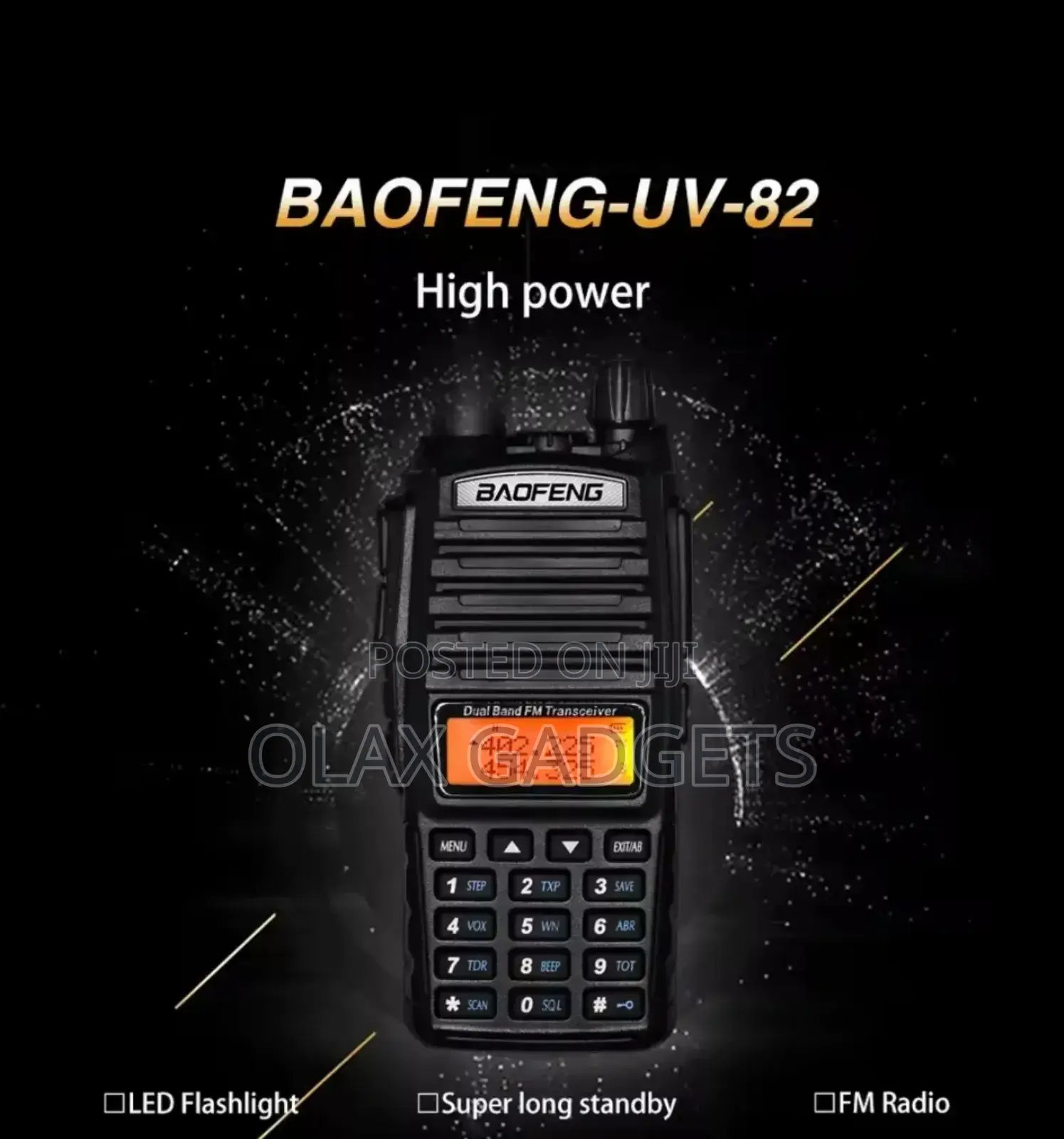 Baofeng Uv-82 Dual Band (Vhf/Uhf) Analog Two-Way Radio Call