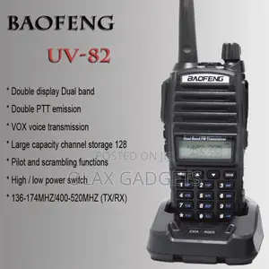 Baofeng Uv-82 Dual Band (Vhf/Uhf) Analog Two-Way Radio Call