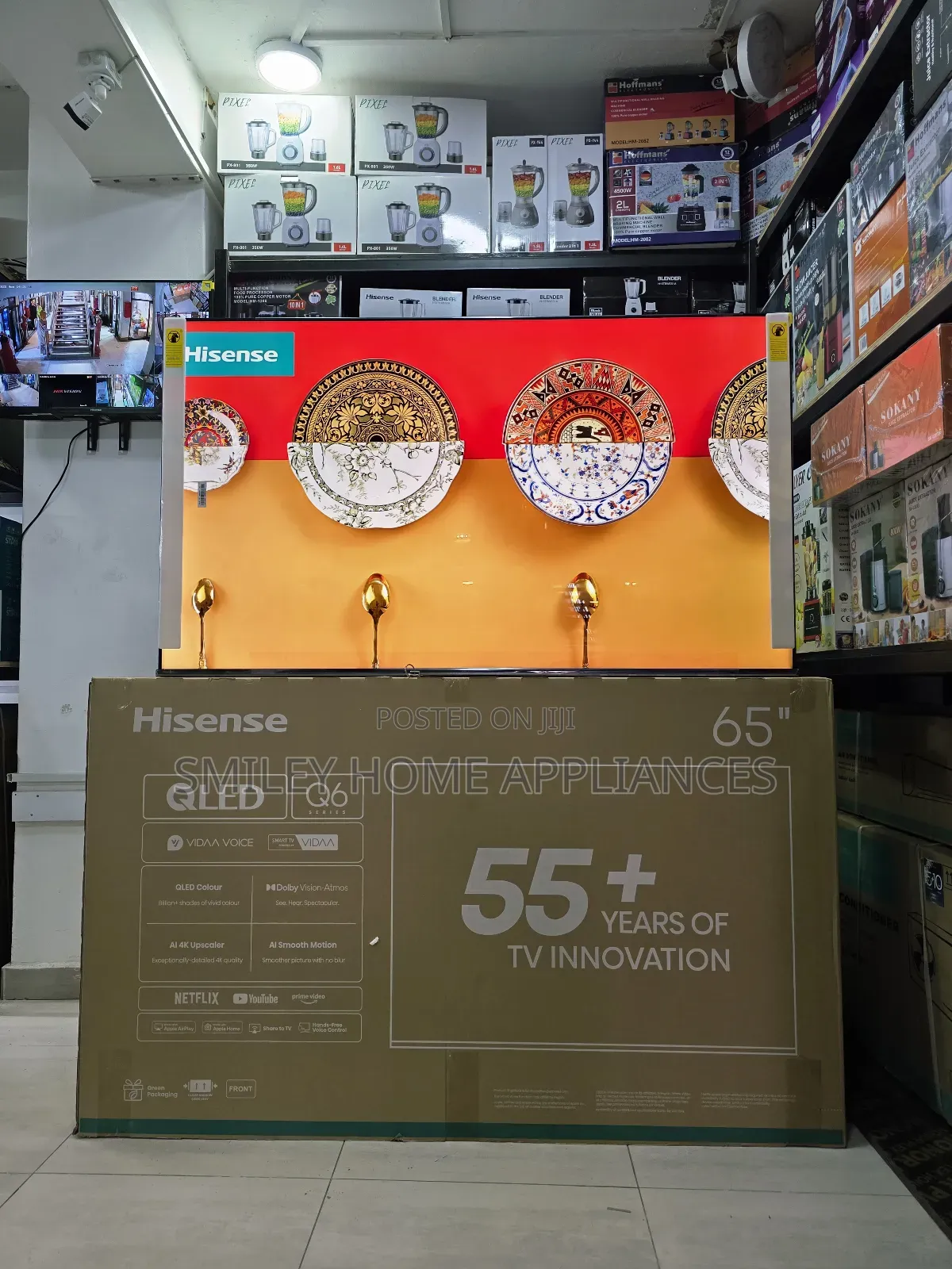 Hisense 65q6q Qled- Quantum Dot Color Display Tv at Discount