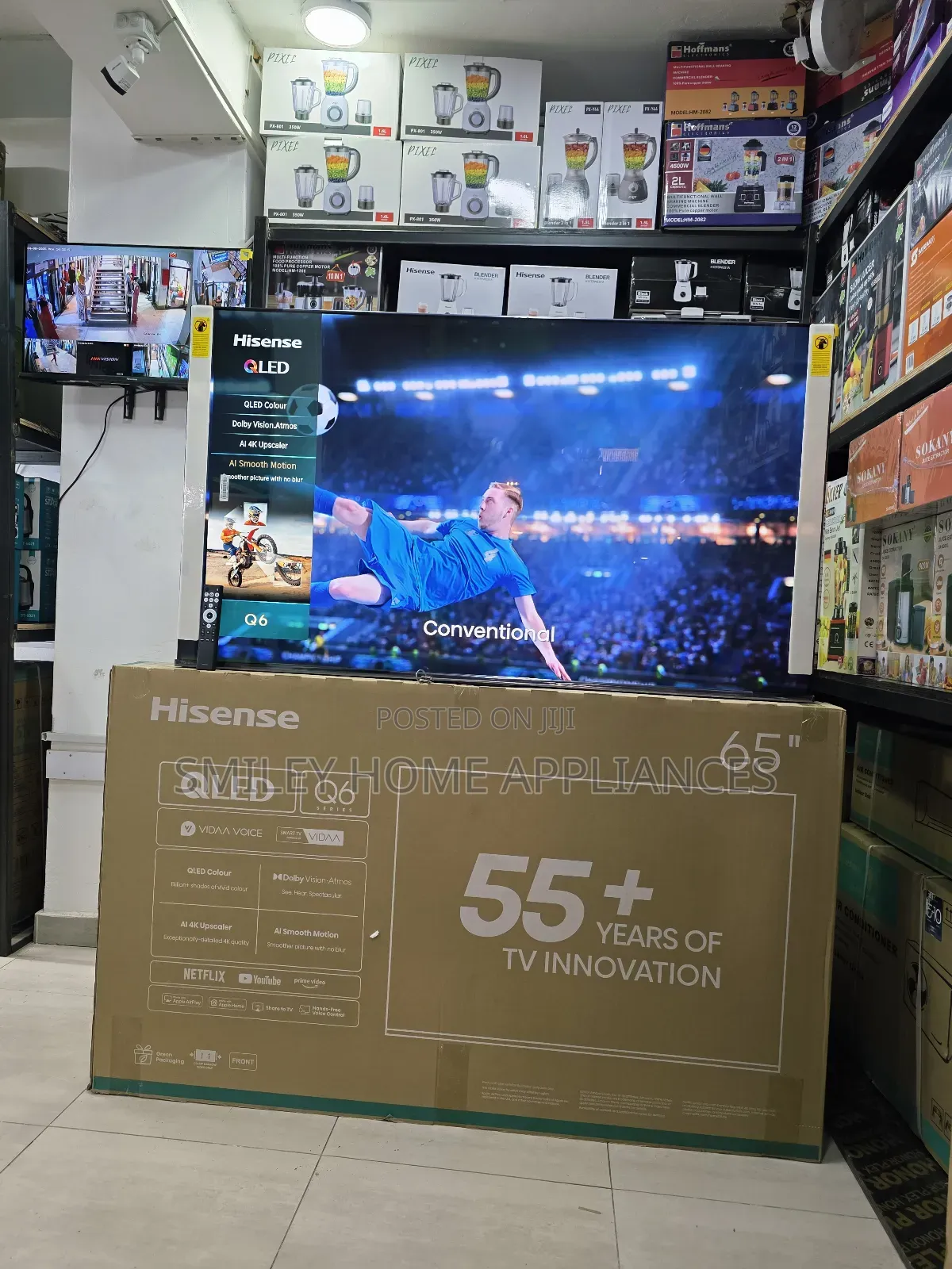 20% Stock Clearance Price on Hisense Qled- Vidaa Smart Tv