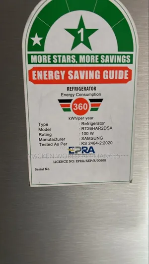 260l Samsung Double Door Fridge Slightly Used