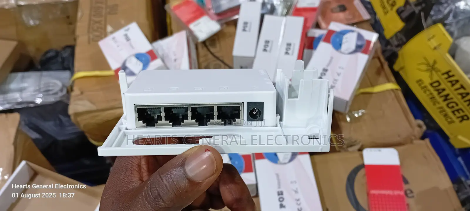 Poe Extender 4port Water Proof ( 10/100mbps )