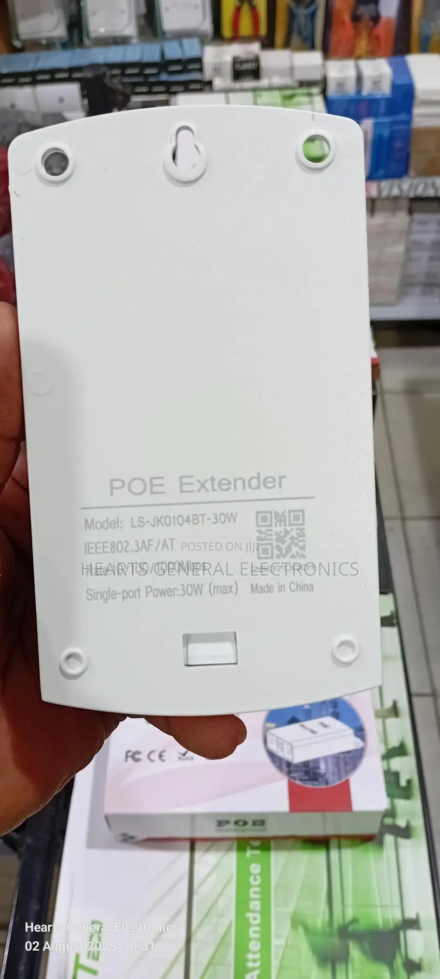 Poe Extender 4port Water Proof ( 10/100mbps )