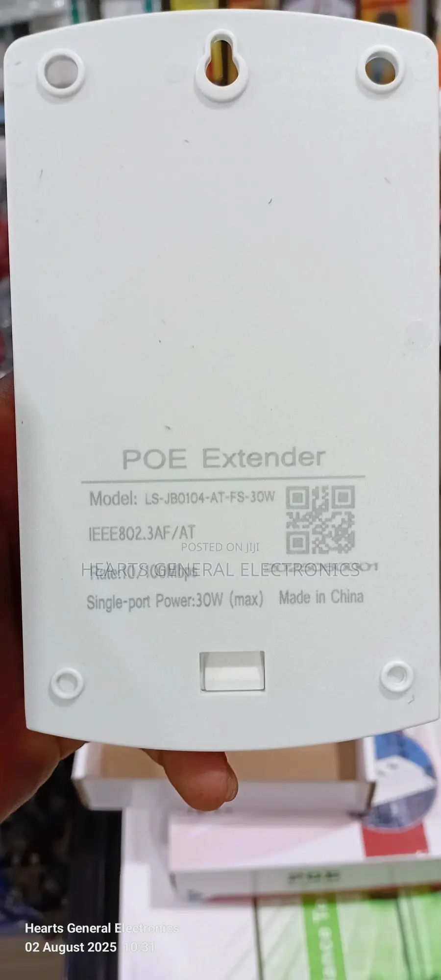 Poe Extender 4port Water Proof ( 10/100mbps )