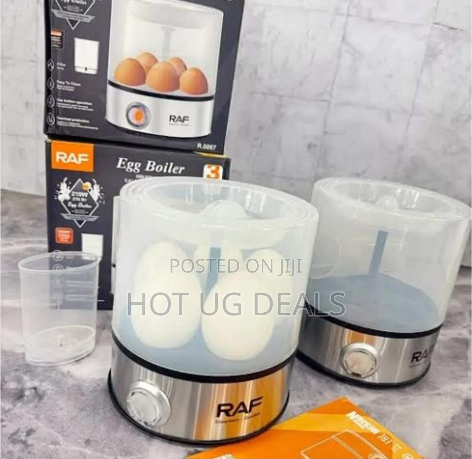 Raf 7  Electric Egg Boiler - Silver