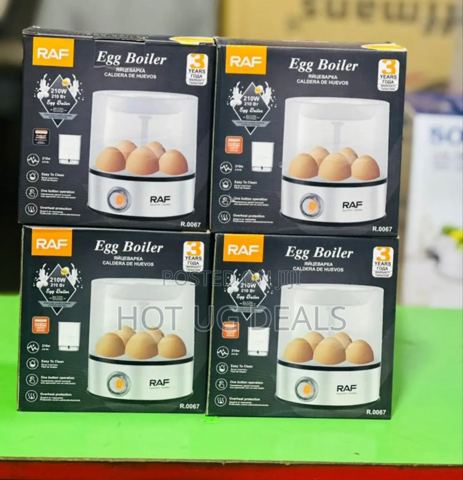 Raf 7  Electric Egg Boiler - Silver