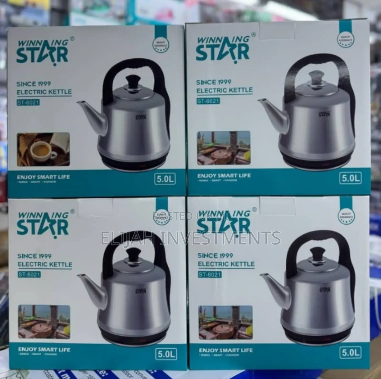 Winningstar 5l Stainless Steel Electric Teapot Kettle