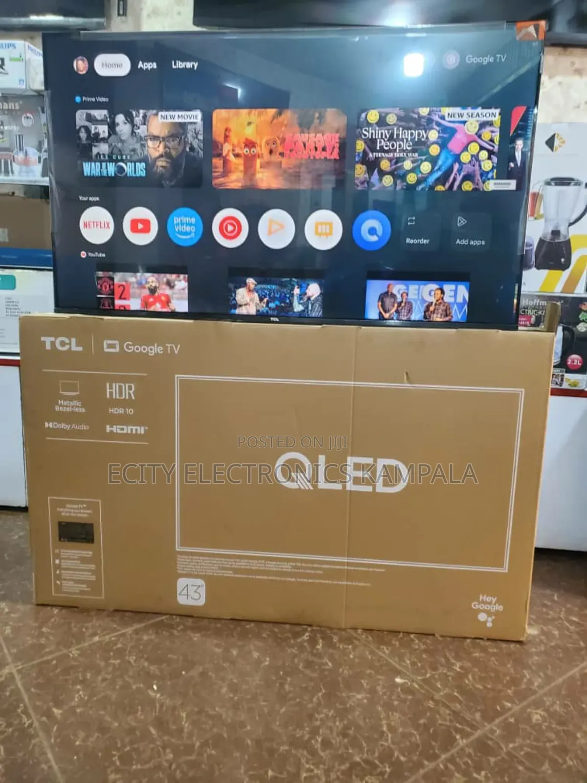 Qled Boxed TCL 43" Smart