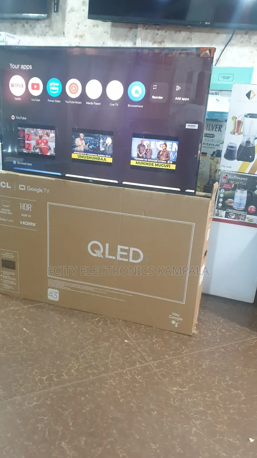 Qled Boxed TCL 43" Smart