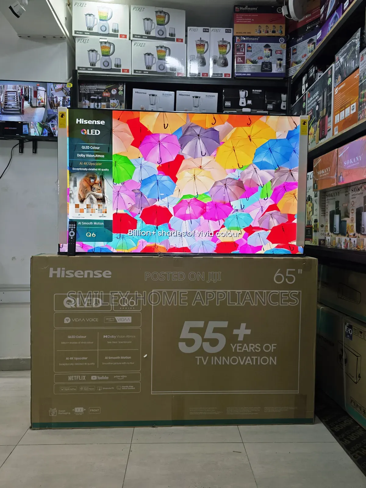 Beeyi Powa on Hisense Qled4k 65inches Quantum Dot Display Tv