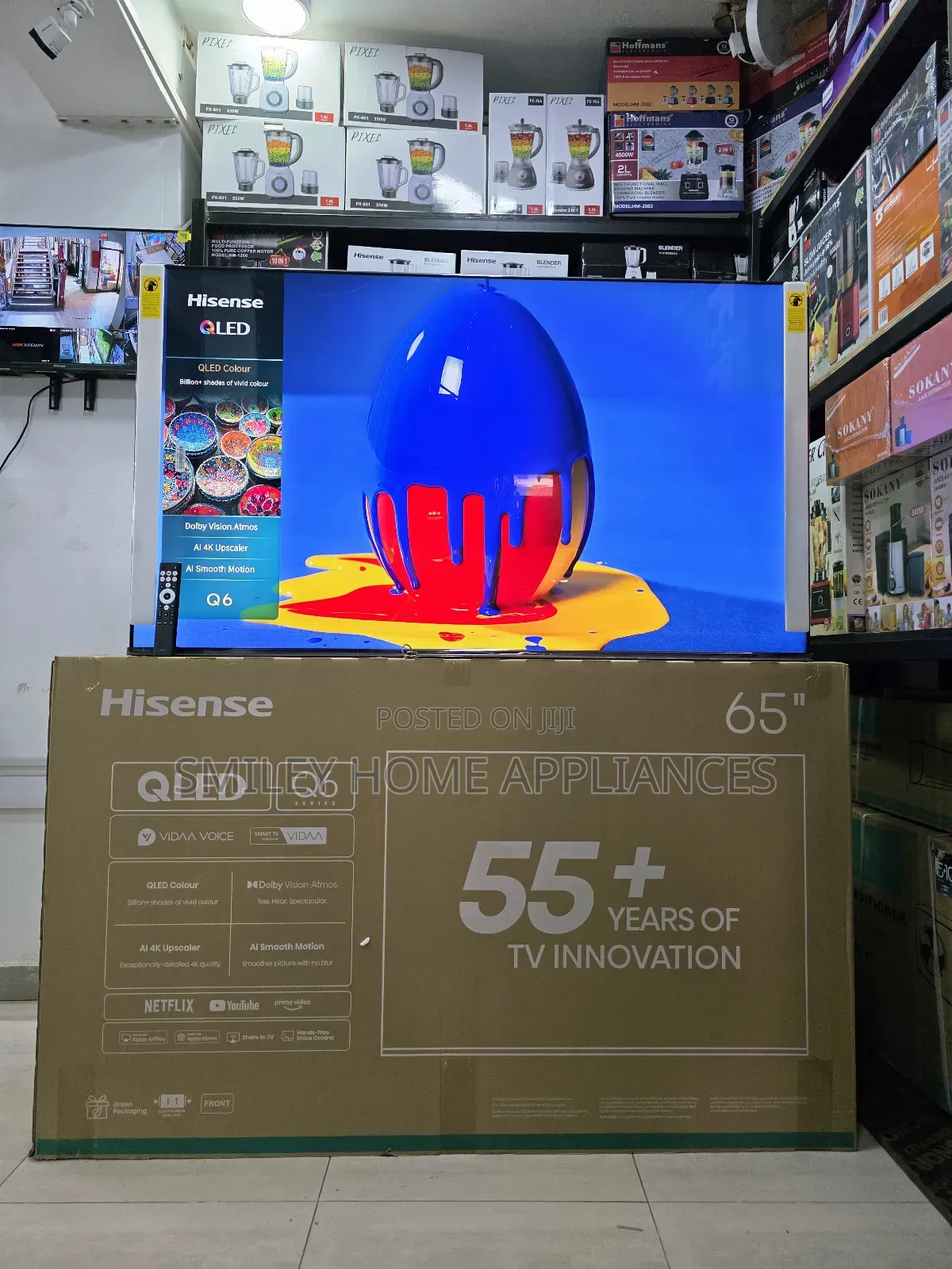 Beeyi Powa on Hisense Qled4k 65inches Quantum Dot Display Tv