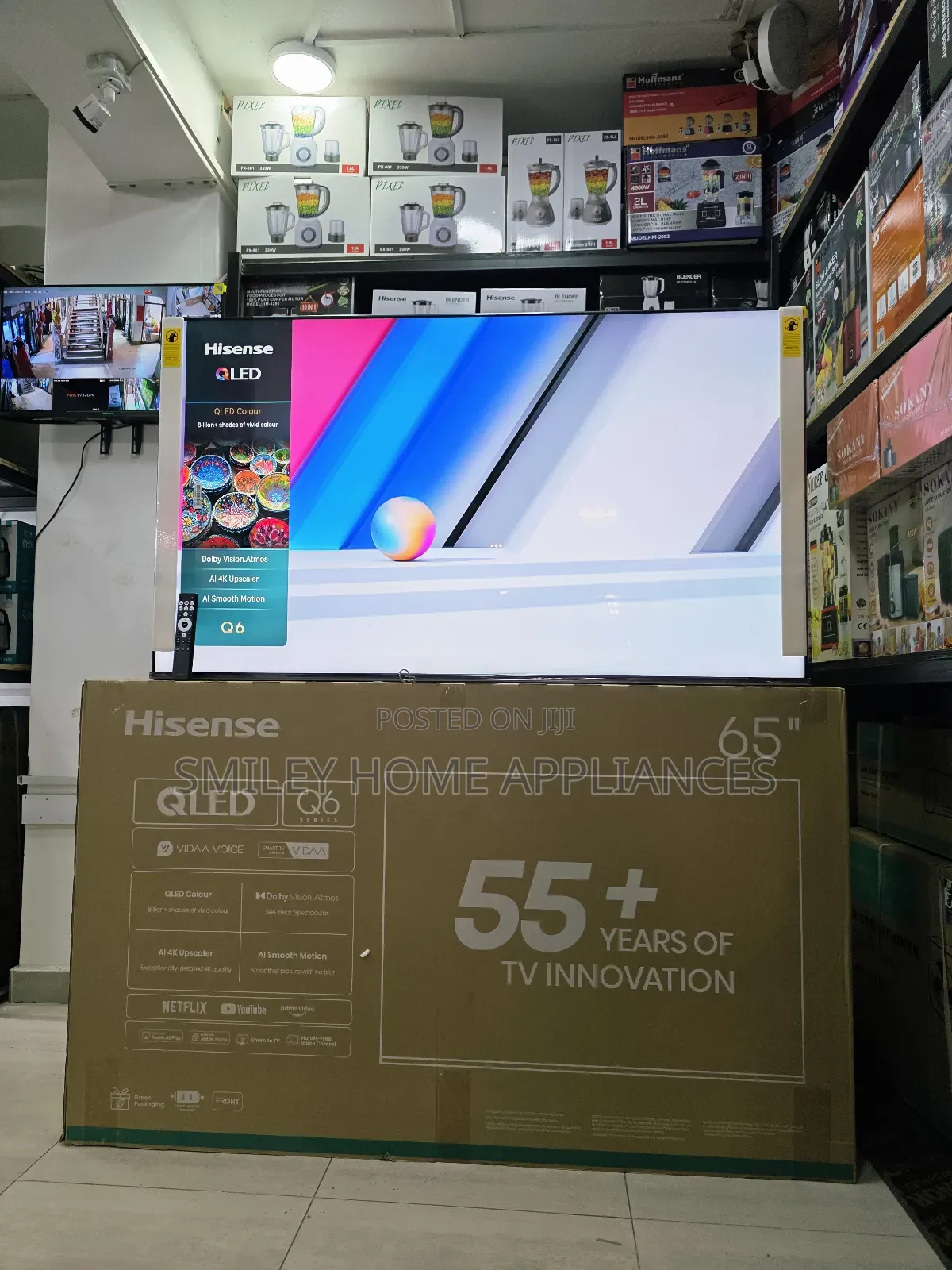 Cut Prices on Hisense 65q6q Qled- Vidaa Smart 65inches Tv