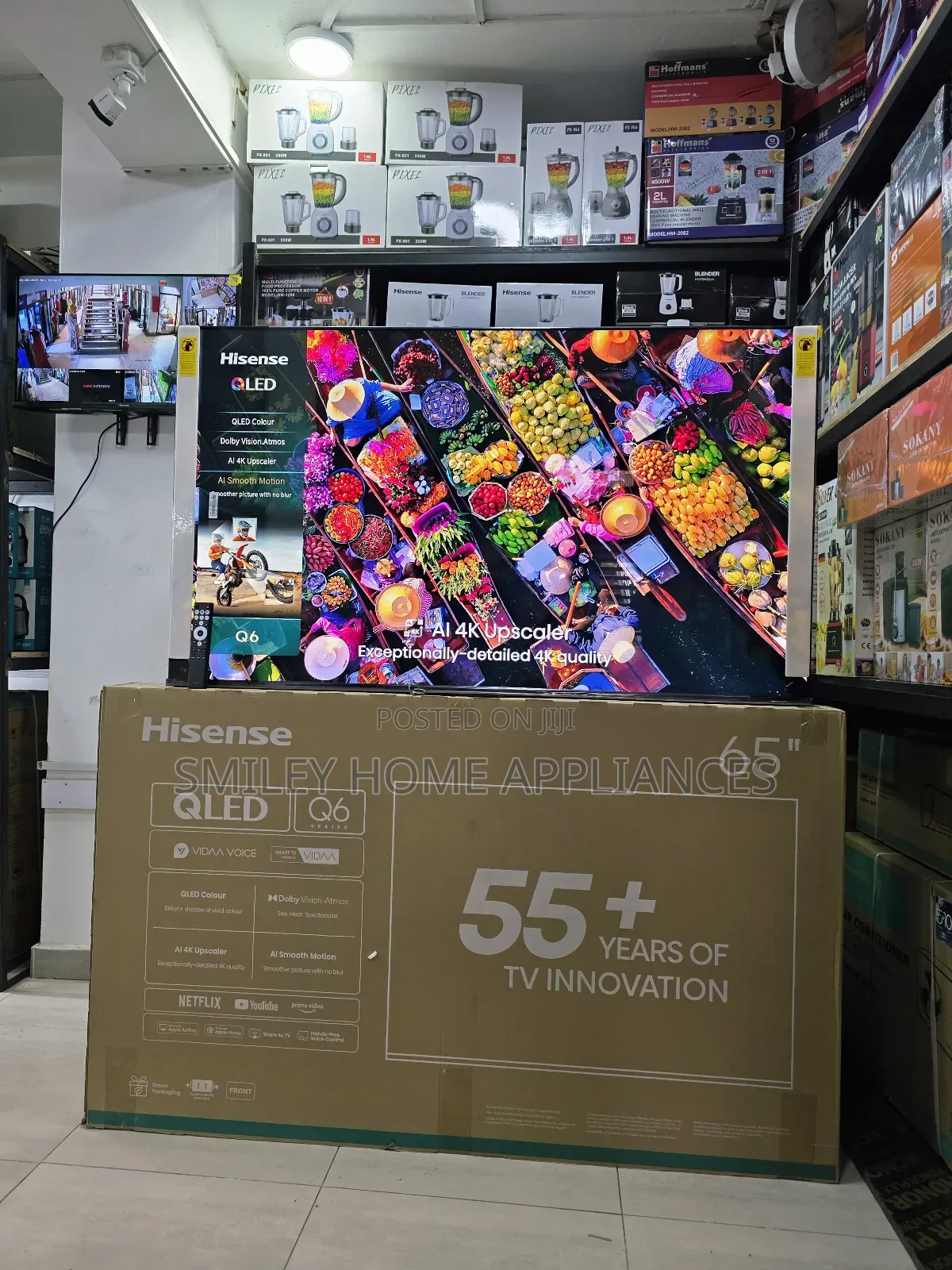 Cut Prices on Hisense 65q6q Qled- Vidaa Smart 65inches Tv