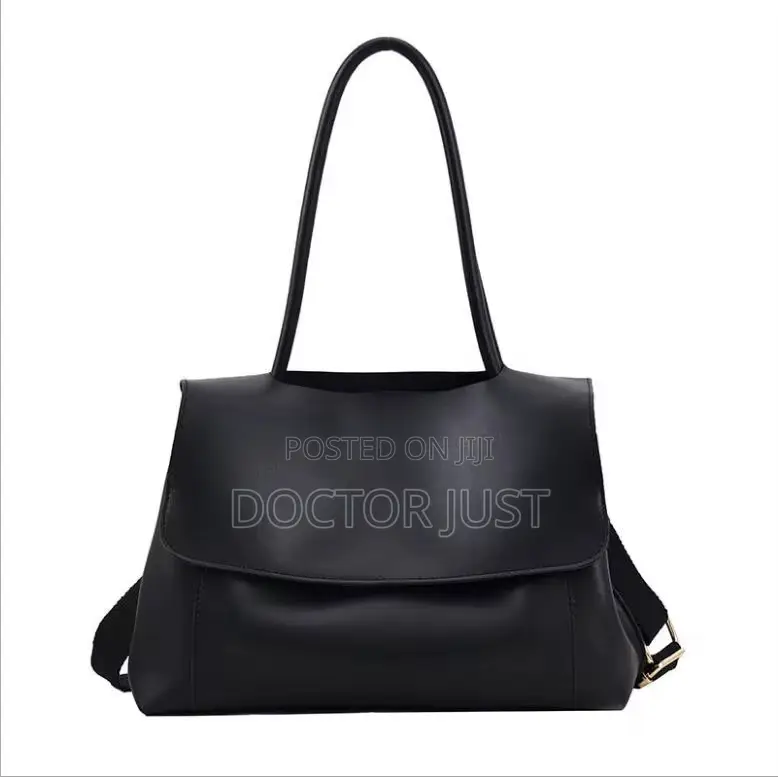Black Pure Leather Workbag