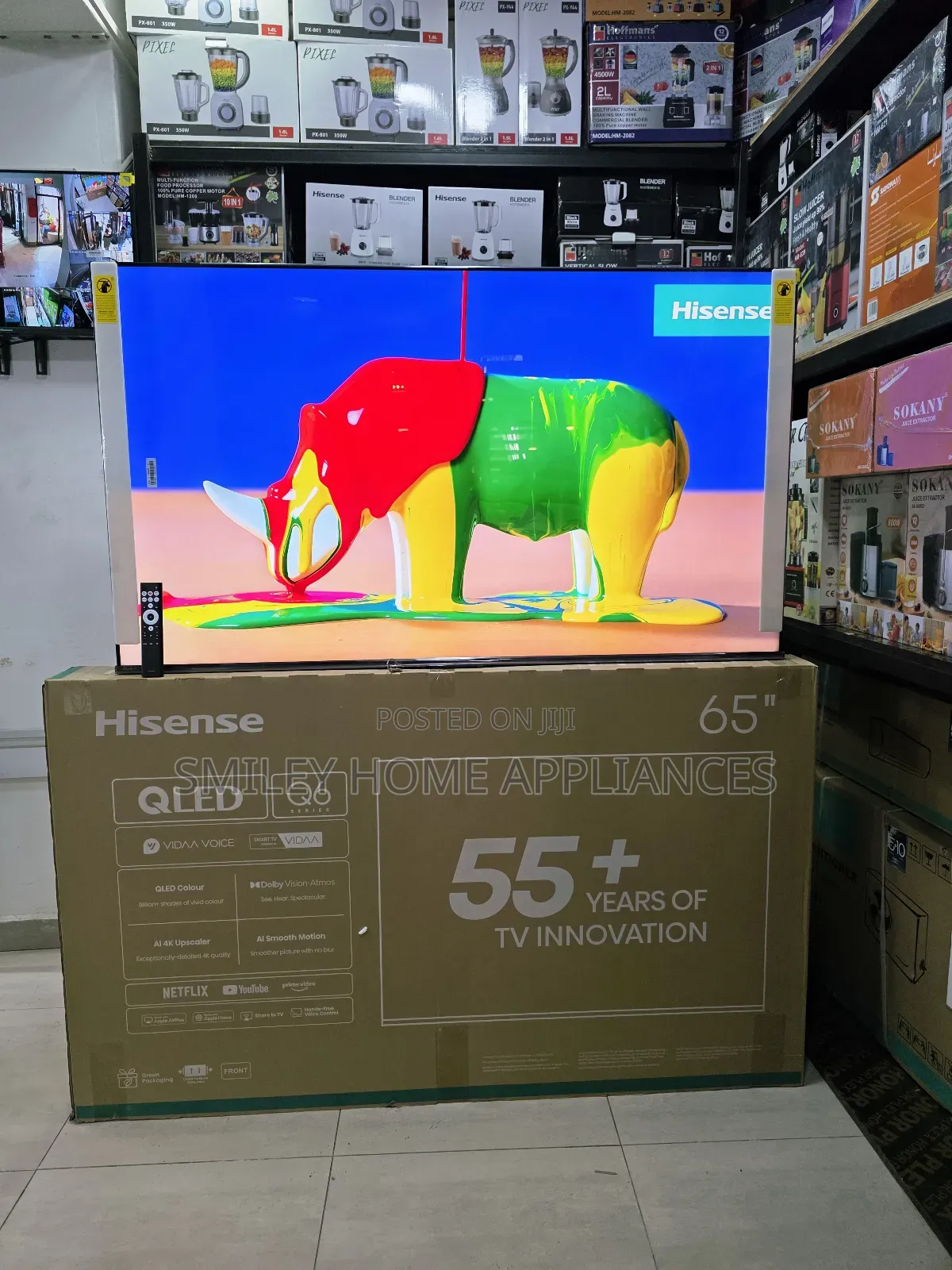 High Quality Hisense 65inches Qled- Quantum Dot Display Tv