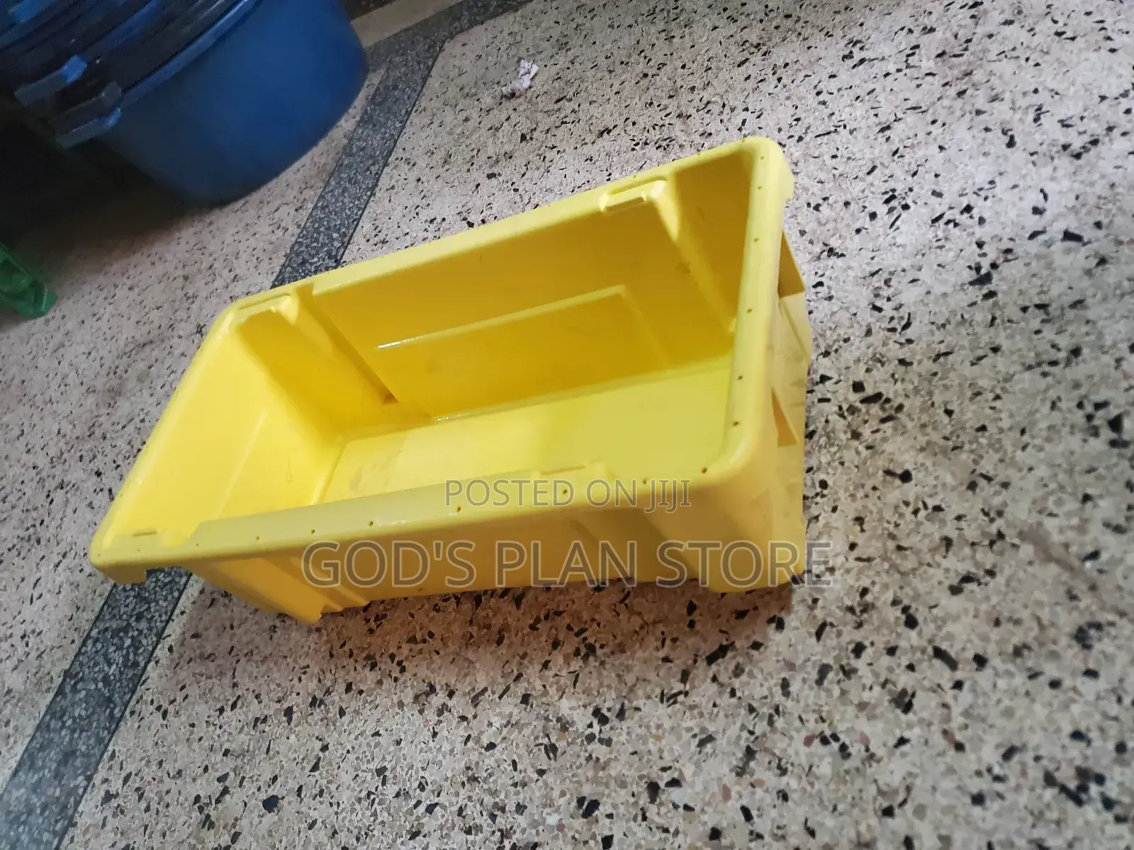 Yellow Plastic Milk Crates