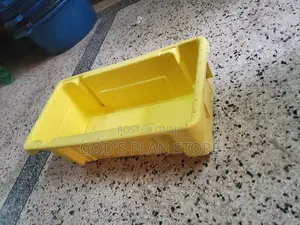 Yellow Plastic Milk Crates