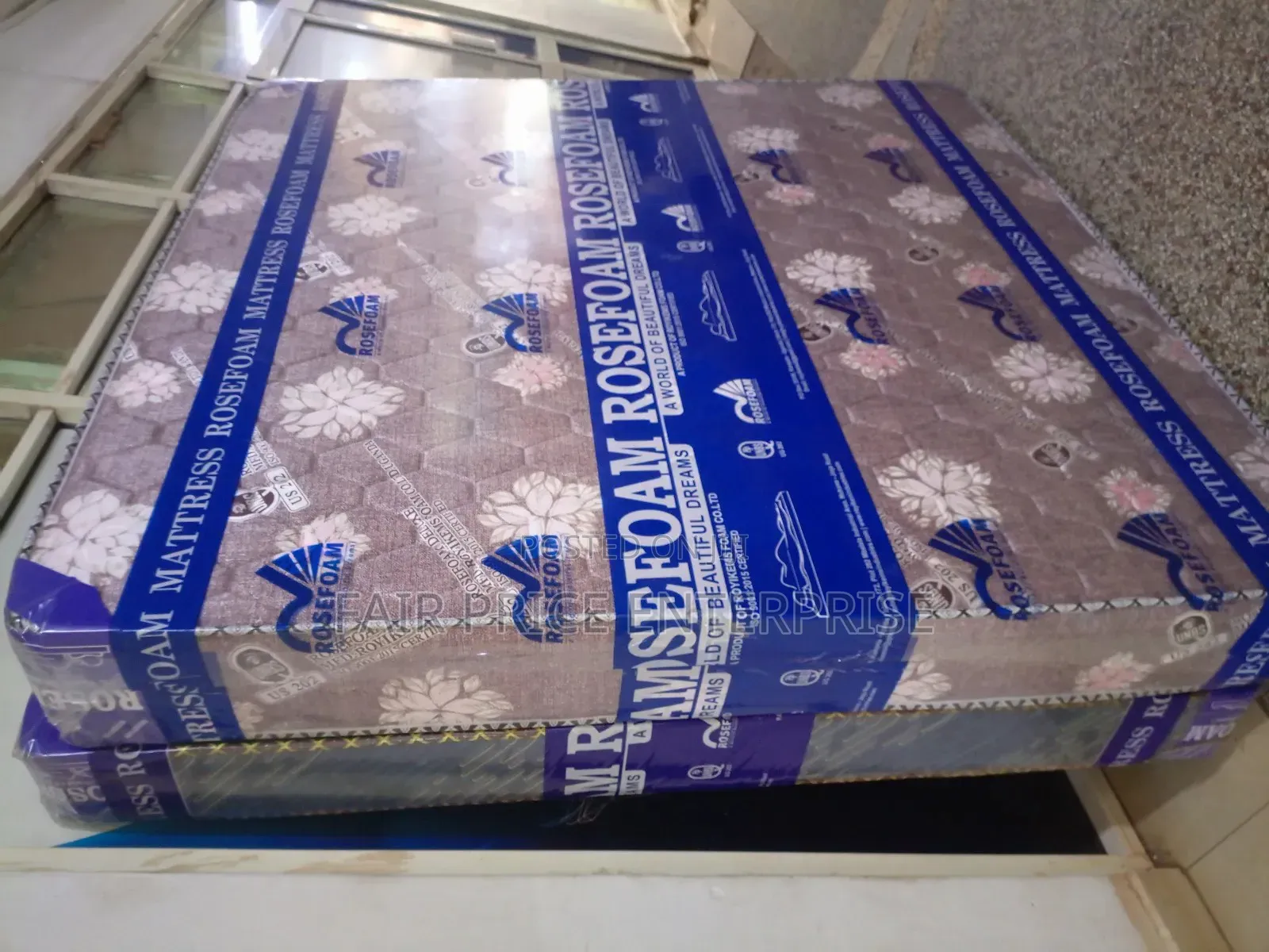 Rose Foam Mattress High Density 5x6 By6 Inches