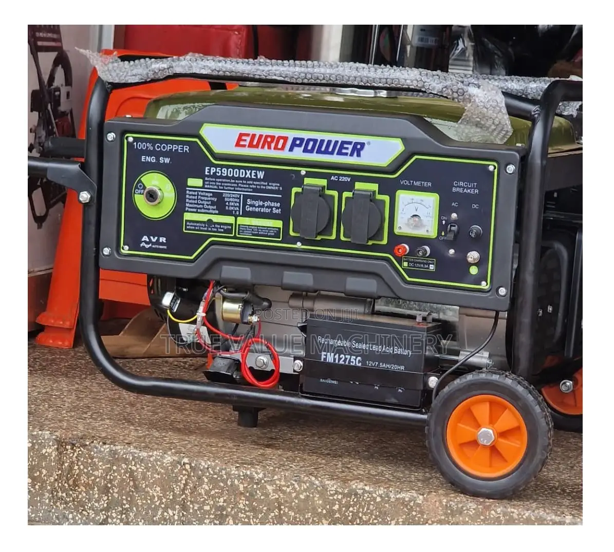 Single Phase 5kva Petrol Generator